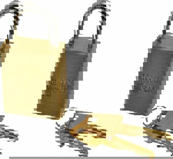 Padlock: Brass & Steel, Keyed Alike, 1-1